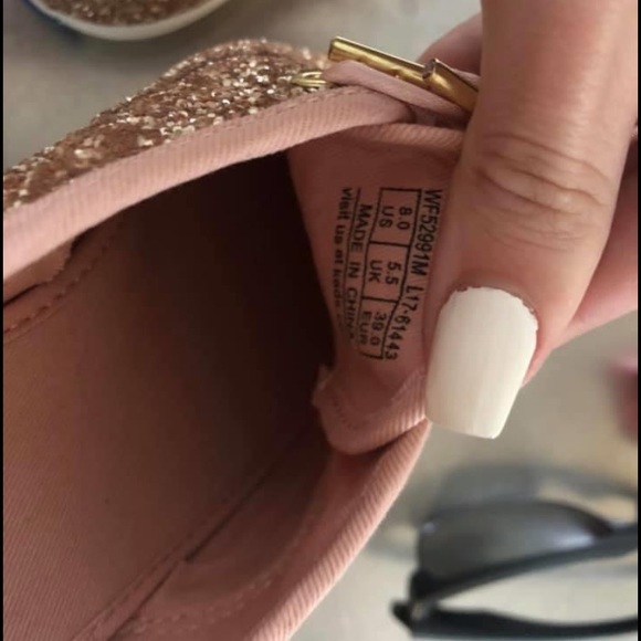 Kate spade glitter lace up sneaker - Picture 2 of 4